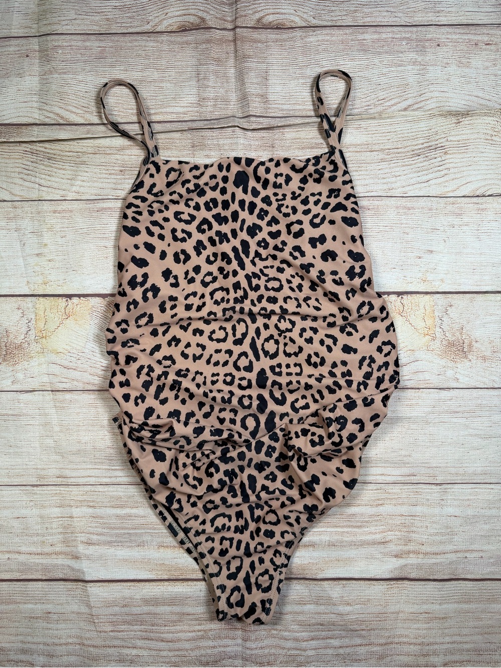 Pinkblush Leopard Print‎ One-Piece Swimsuit - Tan and Black